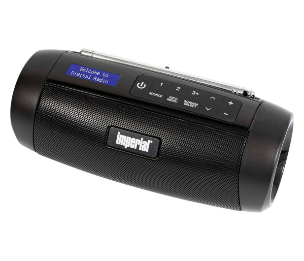 IMPERIAL Imperial DABMAN GO DAB+ / FM Compact Radio Black - 1535013 - zdjęcie 2